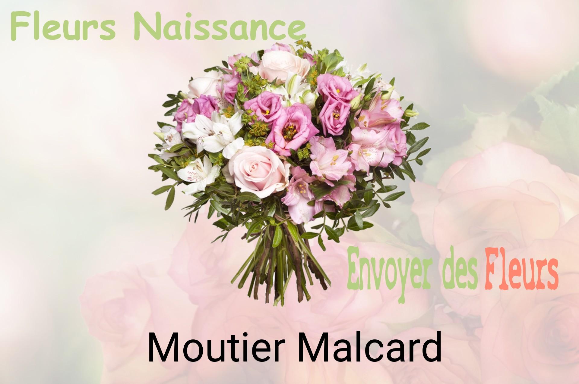 Bouquet de fleurs de naissance livré à Moutier-Malcard